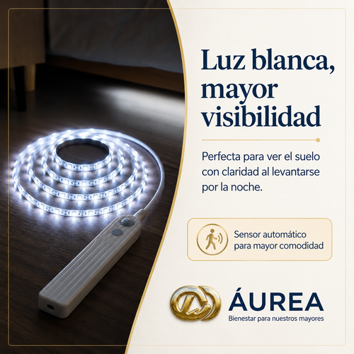 Luz nocturna inteligente Áurea para debajo de la cama